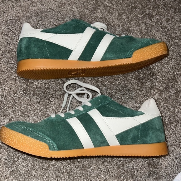 Gola Elan Sneakers - Green and white sambas - Picture 8 of 10